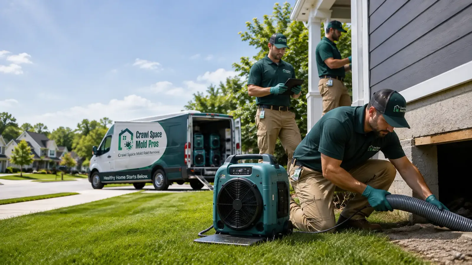 Crawl Space Mold Removal in Claverack, NY